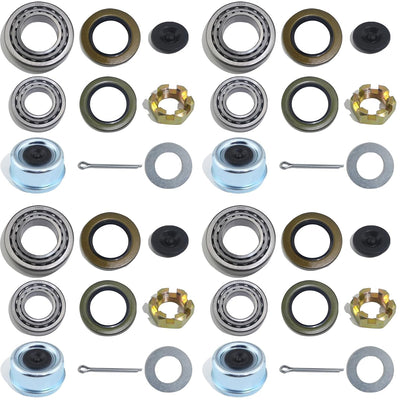 4Sets 5200-6000 lb LB Boat Trailer Axle 25580 15123 Bearing Kits