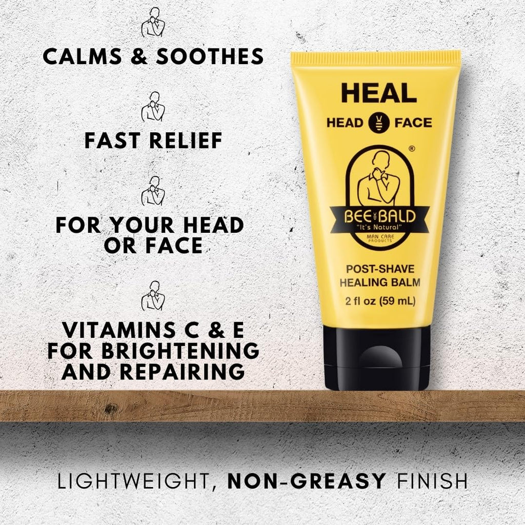 HEAL Aftershave for Men, Calm & Soothes, After Shave Balm, 2 fl oz