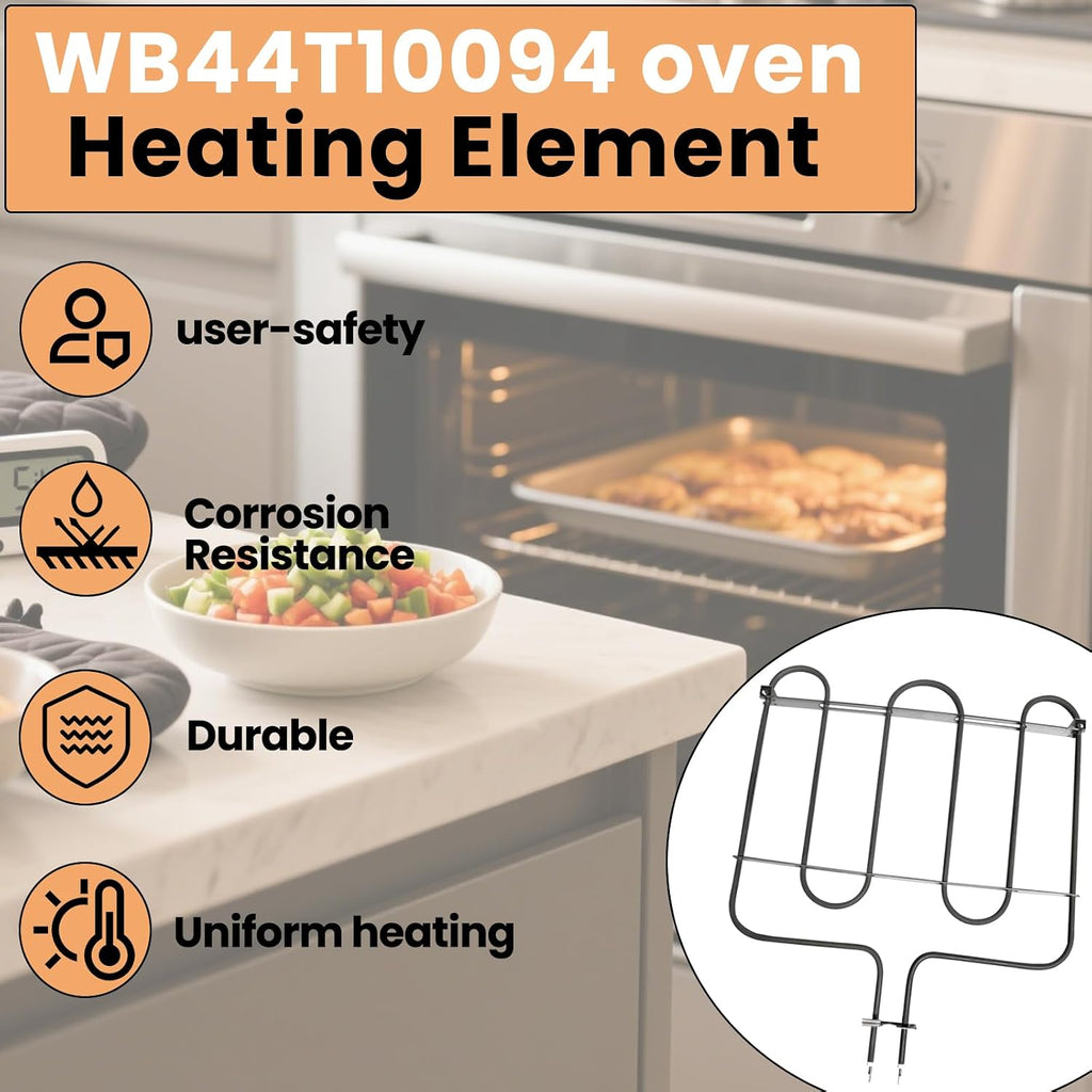 WB44T10094 Oven Broil Element Compatible With GE Electric Range,Replacement 1536684,AP4412352,EAP2359892,PS2359892