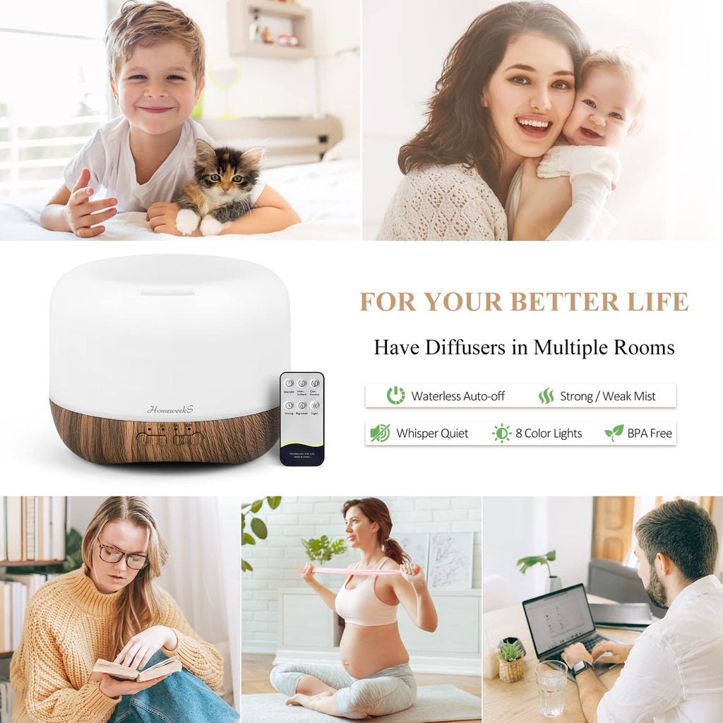 Essential Oil Diffuser for Room Aromatherapy Scent Diffuser