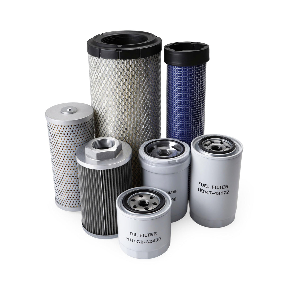 Maintenance Filter Kit Fit for Kubota SVL65-2 Skid Steer Loader