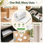 Sponge Neoprene Foam Sheet with Adhesive 1/8''T x 12''W x 59''L