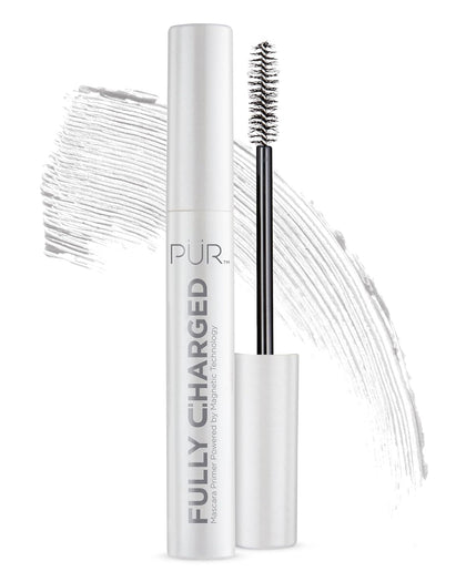 PÜR Fully Charged Thickening Mascara, Volumizing, Lengthening, Travel Size