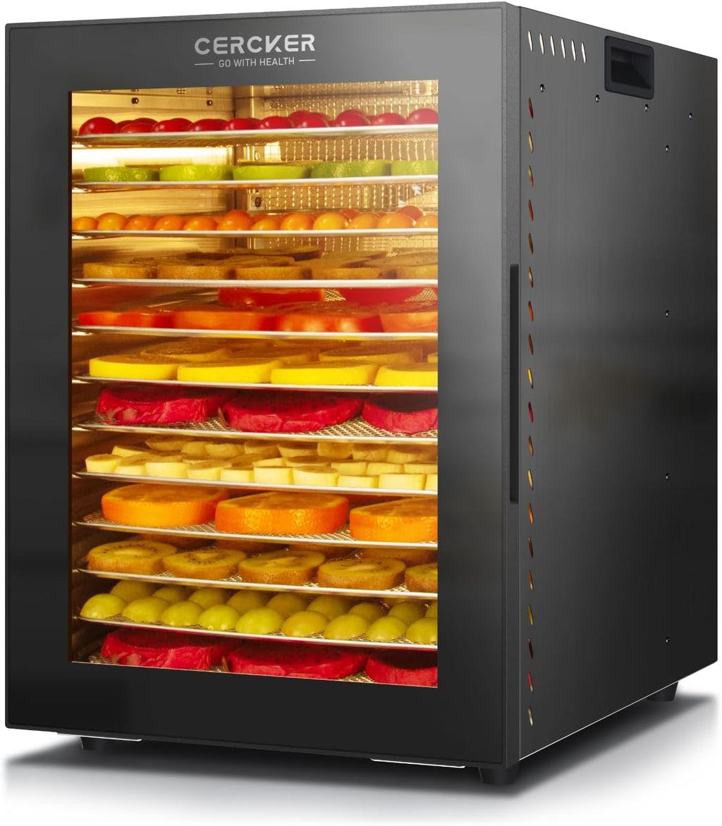 Food-Dehydrator Machine 12 Trays,1000W Meat Dehydrator for Jerky Beef Maker