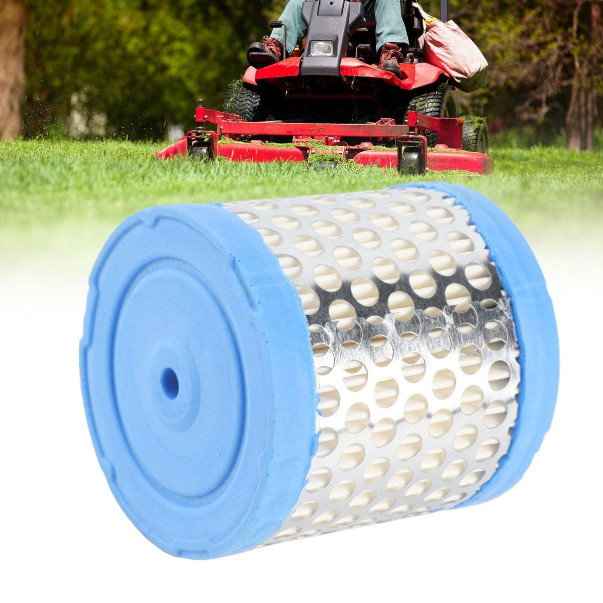 Air Filter Lawn Mower Replacement Round Cartridge 396424 Plastic Upgraded for Briggs