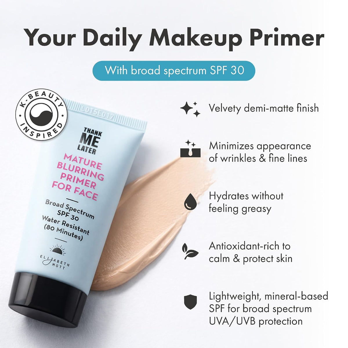 Thank Me Later Blurring Face Primer SPF 30, 30g