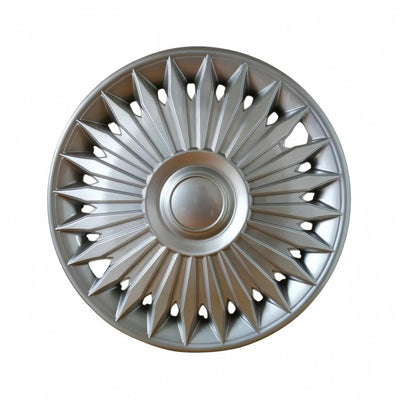 Hubcap with Multi-Spoke Design | Wheel Cover Set, Rims Cover Set, Drivers, Silver, 13 Inch