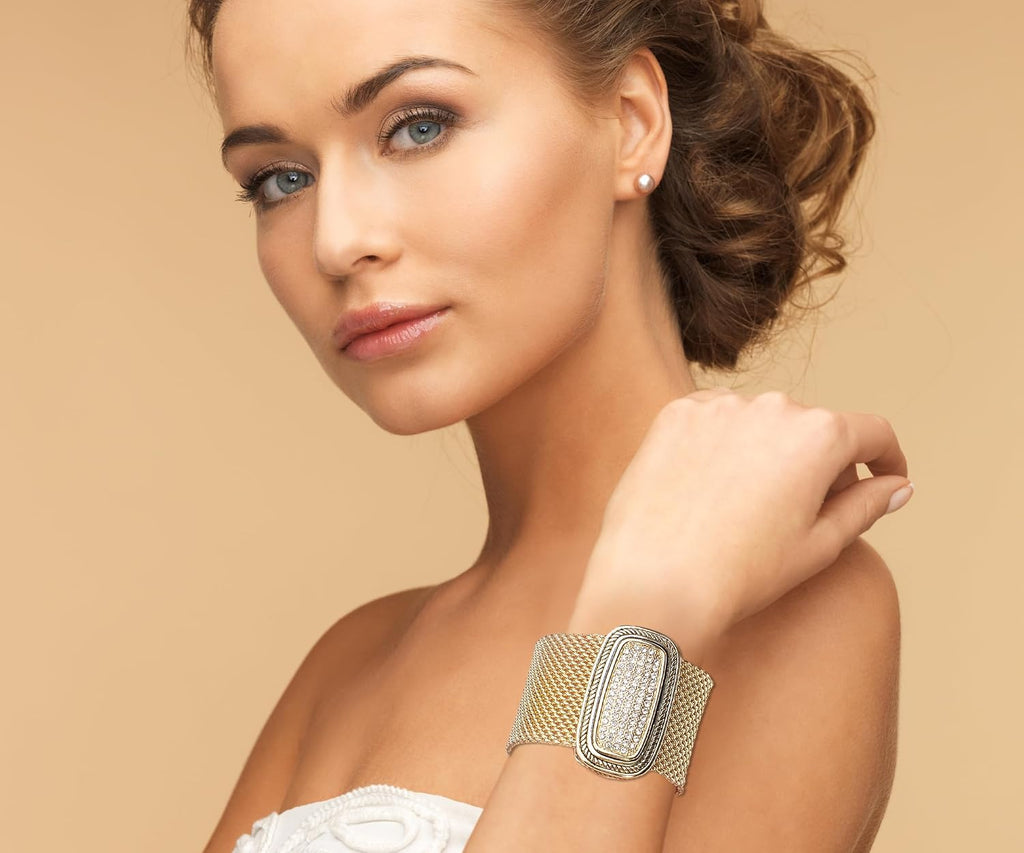 Austrian Pave Crystals designer Inspired personality Bracelets alloy bangle jewelry Antique Jewelry