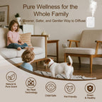 Waterless Essential Oil Diffuser, 3000 Sq.Ft, with 120ml Scent Oil