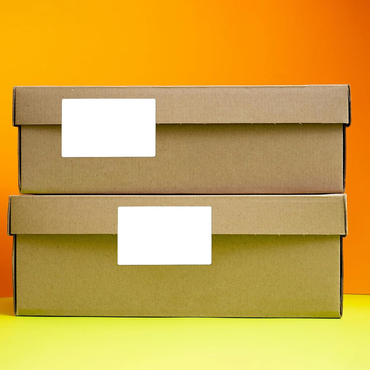 White Rectangle Labels 3" x 2" Color Coding Stickers Roll 500 Pcs