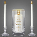 3 Pcs Wedding Unity Candle Set for Church Ceremony, Cross