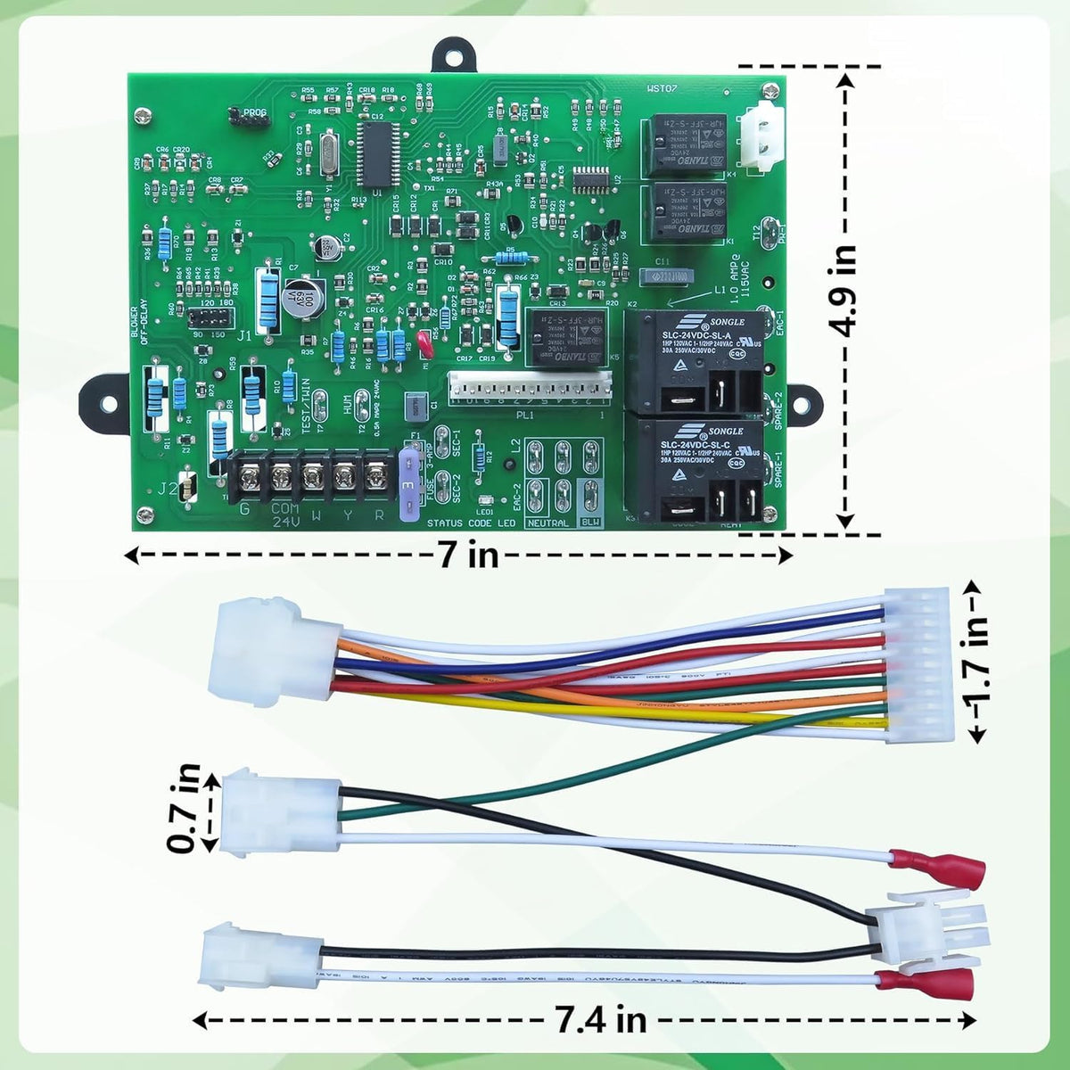Replacement for Carrier ICM282A Furnace Control Board HK42FZ009 HK42FZ034