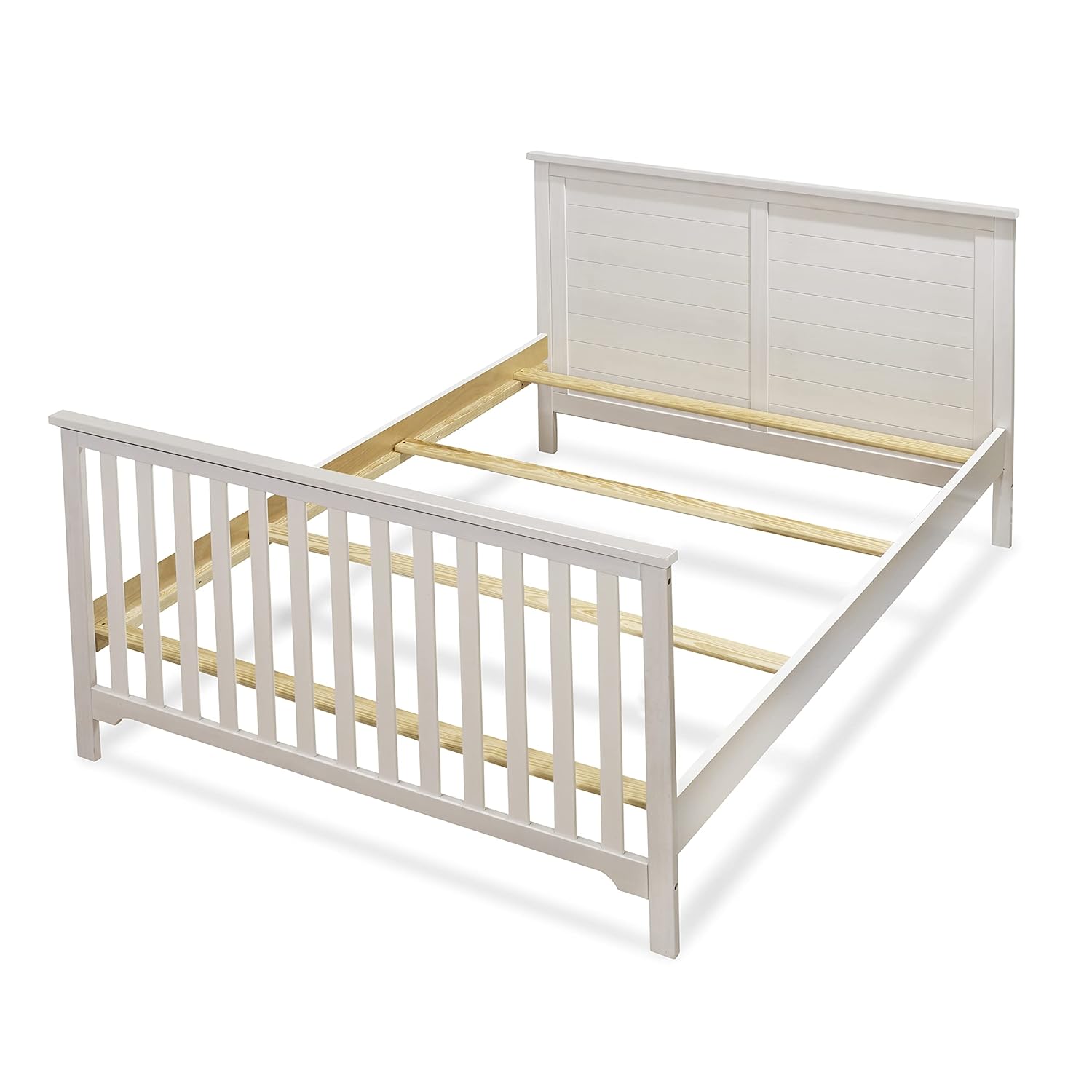 Furniture Farmhouse 3-Piece Nursery Set with 4-in-1 Convertible Crib, 4-Drawer Dresser, and Changing Table with