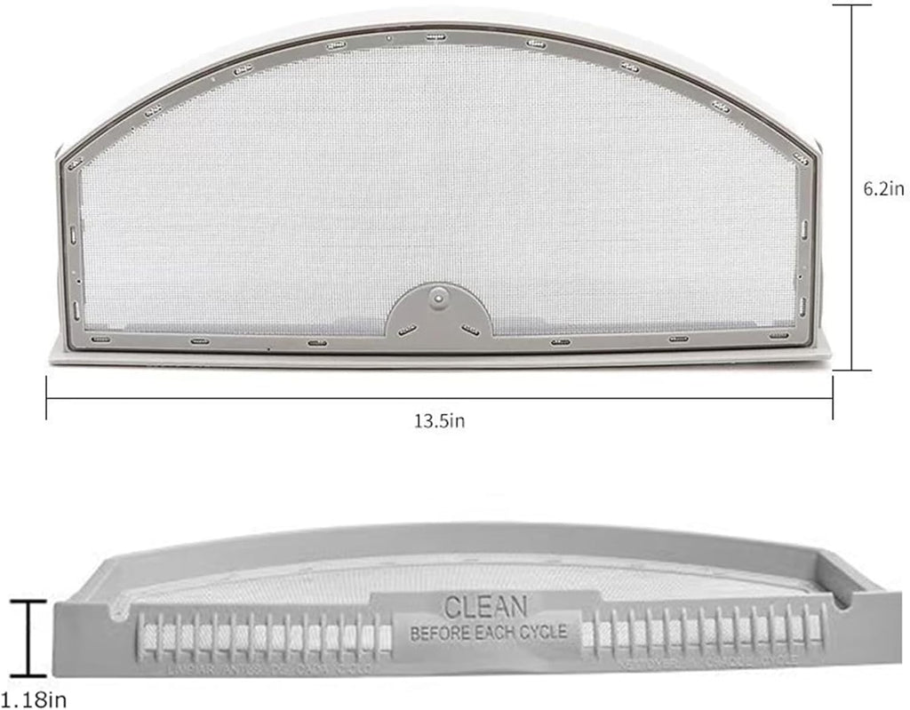 Dryer Lint Filter Screen Replacement for GE GTD42EASJ2WW, GTD42GASJ2WS, GTD65EBSJ2WS, GTD45EASJ2WS, HTX21EASK0WW