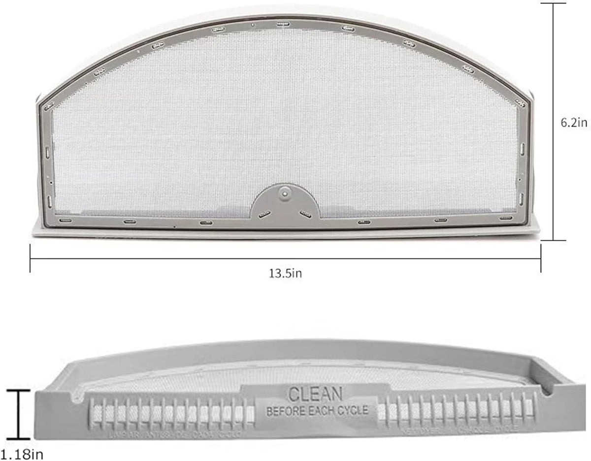 Dryer Lint Filter Screen Replacement for GE GTD42EASJ2WW, GTD42GASJ2WS, GTD65EBSJ2WS, GTD45EASJ2WS, HTX21EASK0WW