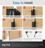 6 Pack Self Closing Door Hinges, 4.5" x 4.5" Spring Loaded Hinges