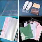 12 x 16 inches Large Resealable Cellophane Bags 1000 pcs Self Sealing for Packaging Products Self-adhesive Cello Bag