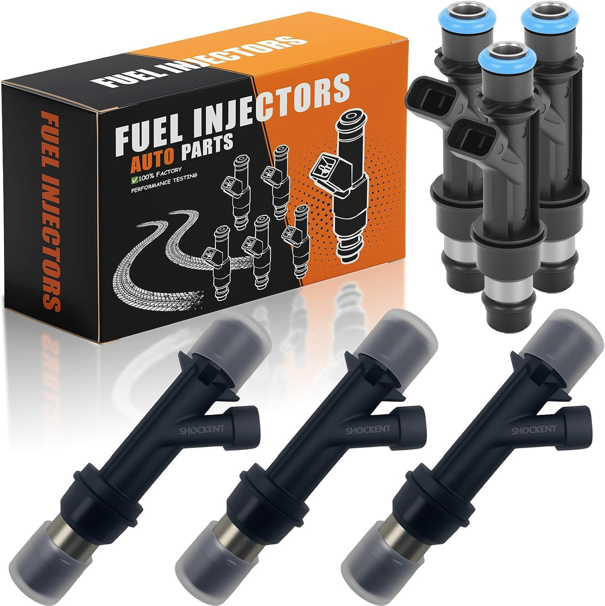 4.2L 4-hole Fuel Injectors Fit for:-Chevy for:-GMC for:-Buick