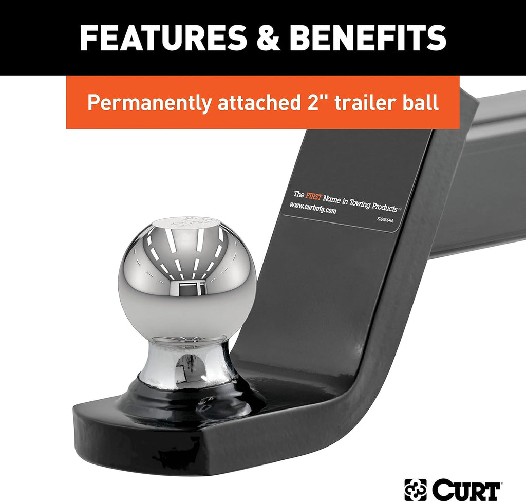 45154 2" Fusion Ball Mount with 2" Welded Ball