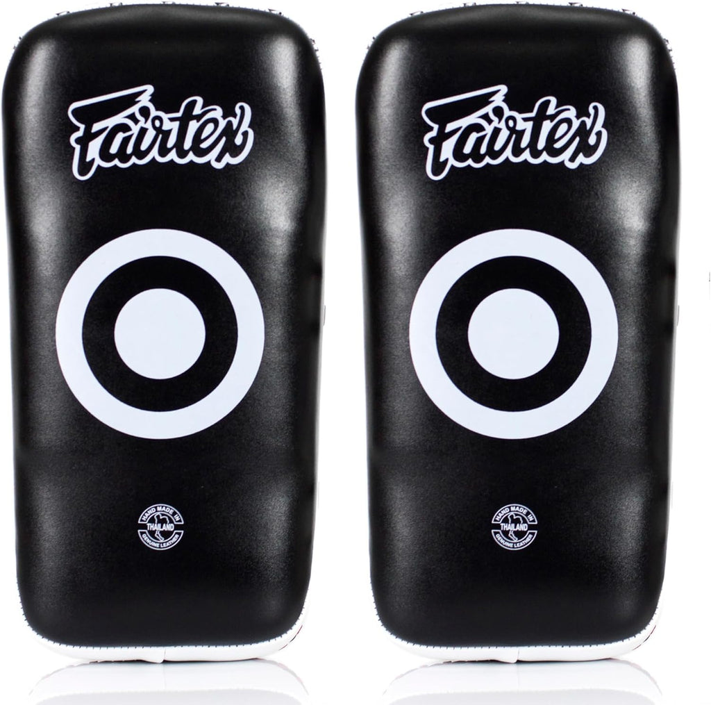 Curved Muay Thai Pads, Kickboxing Punching Kicking Striking Shield | Handcrafted cowhide leather with thick foam.