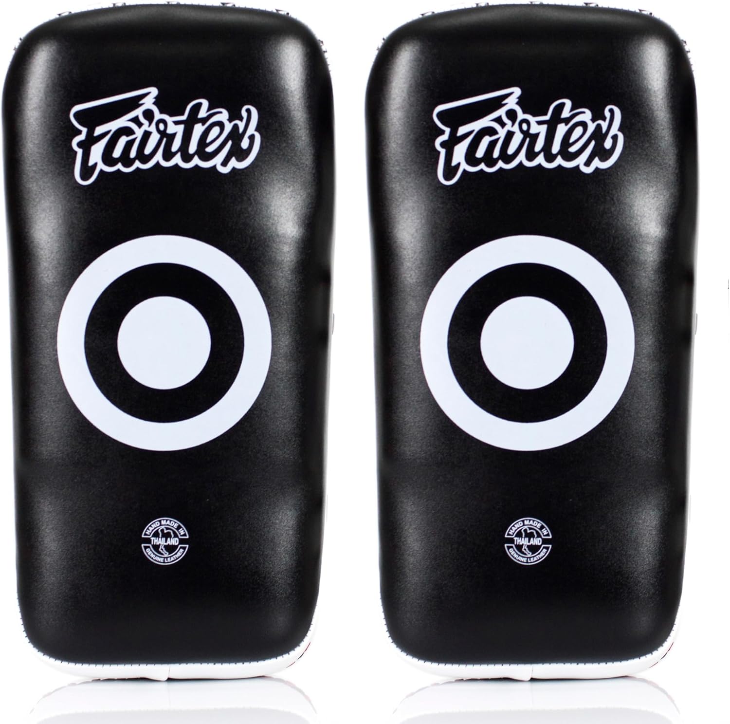 Curved Muay Thai Pads, Kickboxing Punching Kicking Striking Shield | Handcrafted cowhide leather with thick foam.