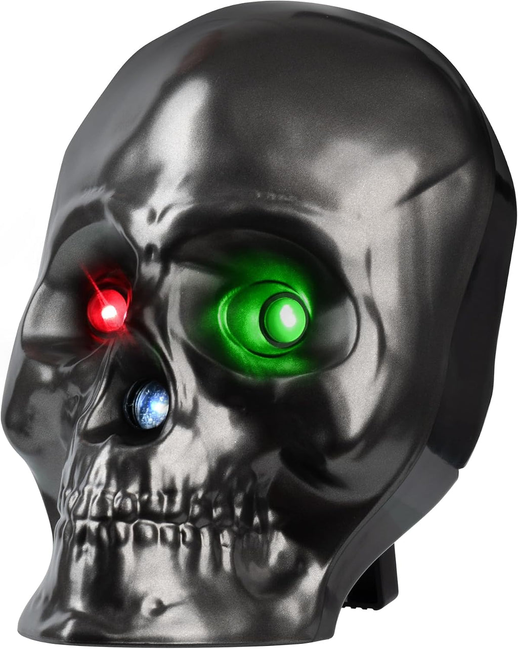 Halloween Projector Lights, Ghost Skeleton Halloween Laser Lights in Skull Shape, 5 Modes and Spooky Screams