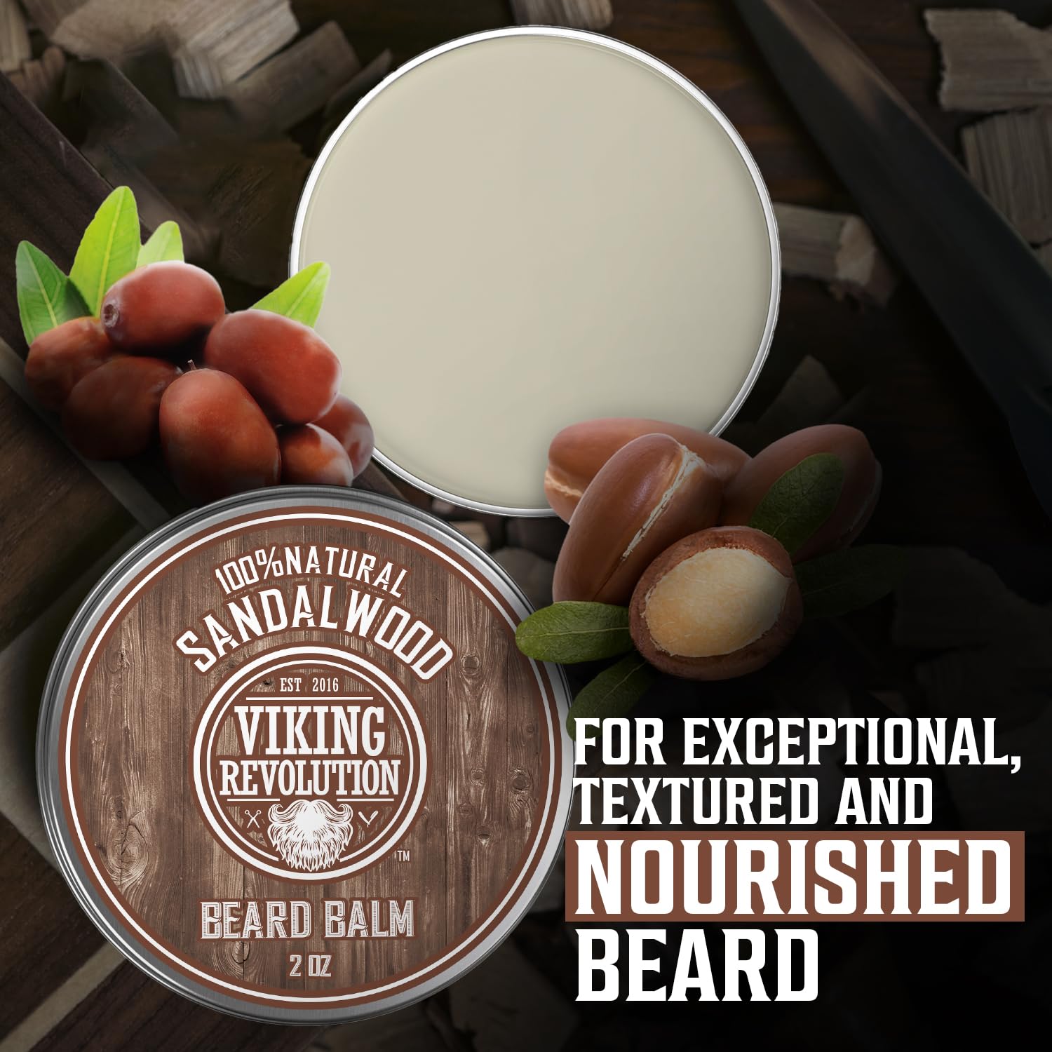 Beard Balm - Sandalwood - 2 oz