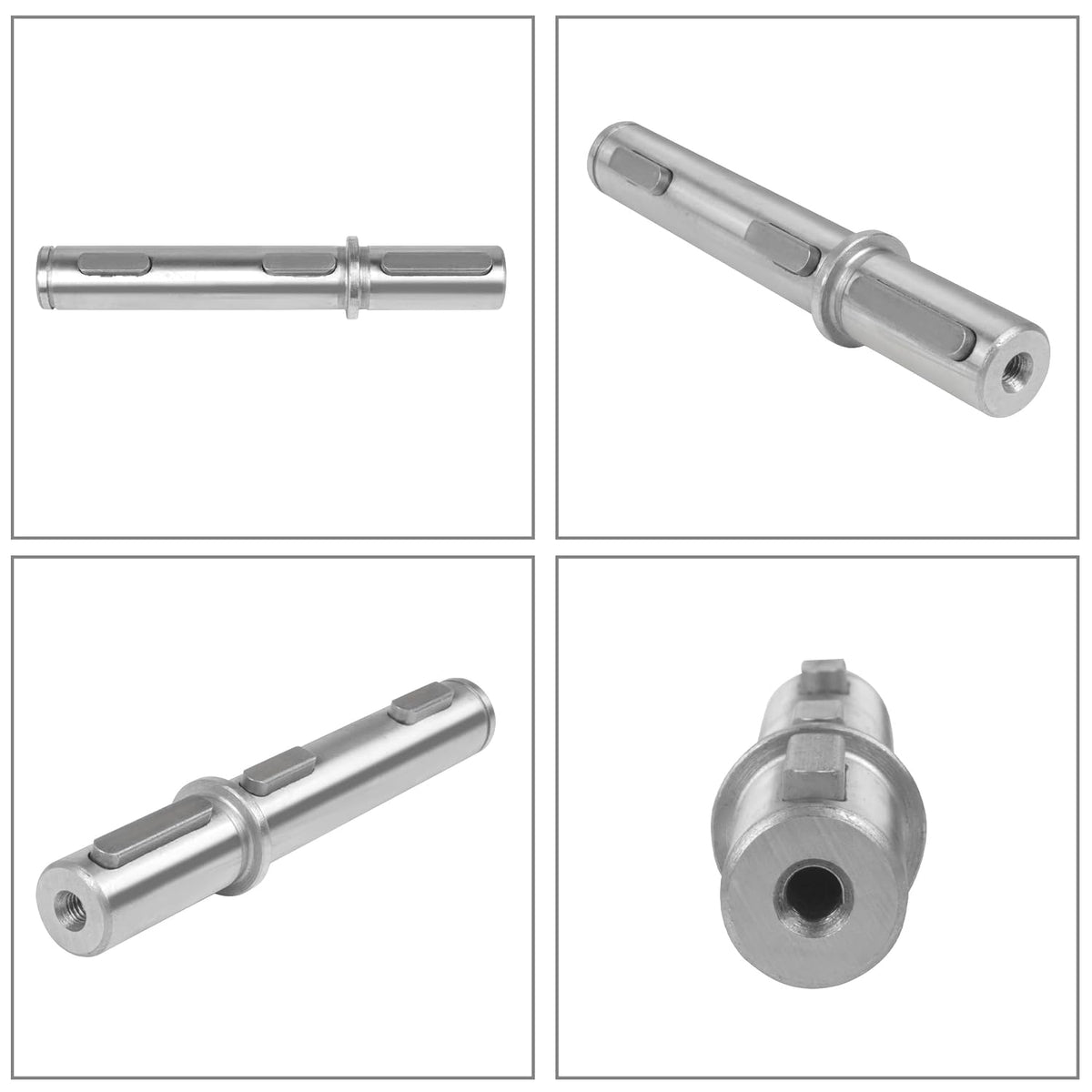 CNCTOPBAOS 0.7" 18mm Single Output Shaft for Worm Reducer Gearbox NMRV040