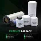 Riyhch 6 Pack 1000/2000 Hour Maintenance Filter Kit for Bobcat Excavators