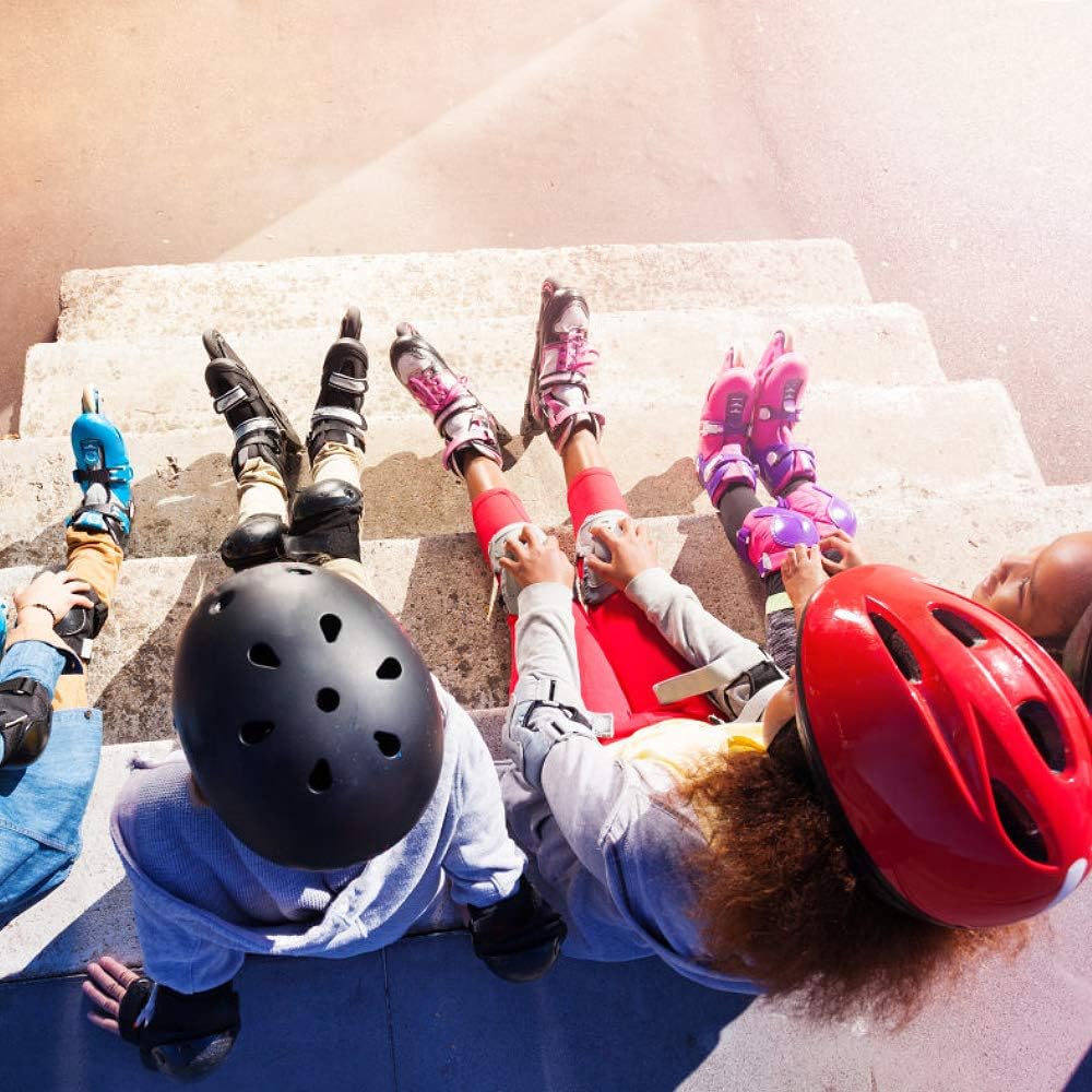Kids Bike Helmet,Multi-Sport Protective Gear Set for 3-5-8-14 Years Boys Girls with Knee and Elbow Pads Wrist Guards