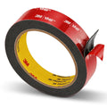 3M Double Sided Tape, Heavy Duty, 1" x 15.4Ft, 5925, Black
