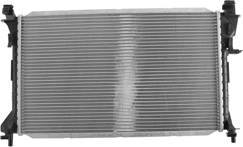 TRQ Radiator Assembly Aluminum Core Plastic Tank 1 Row Cross Flow