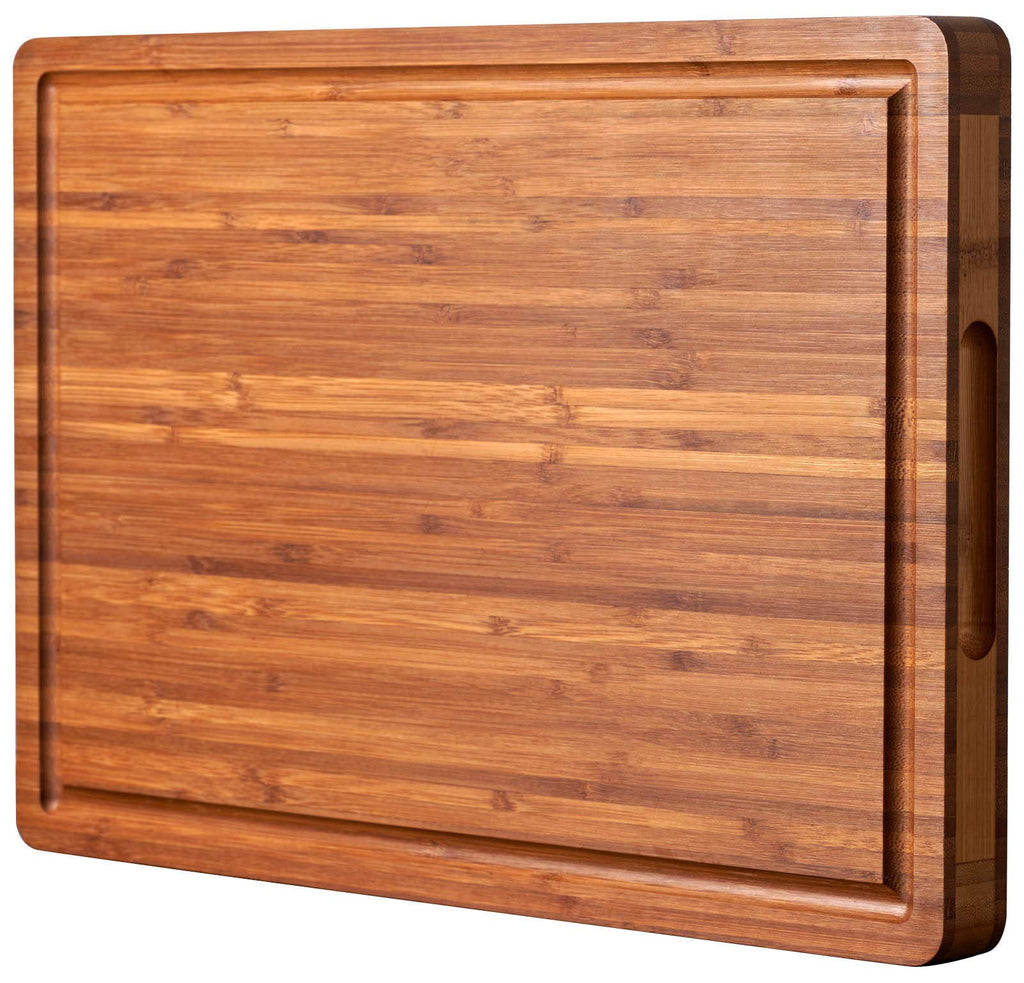 Extra Thick Wood Cutting Board for Kitchen, Reversible and Durable