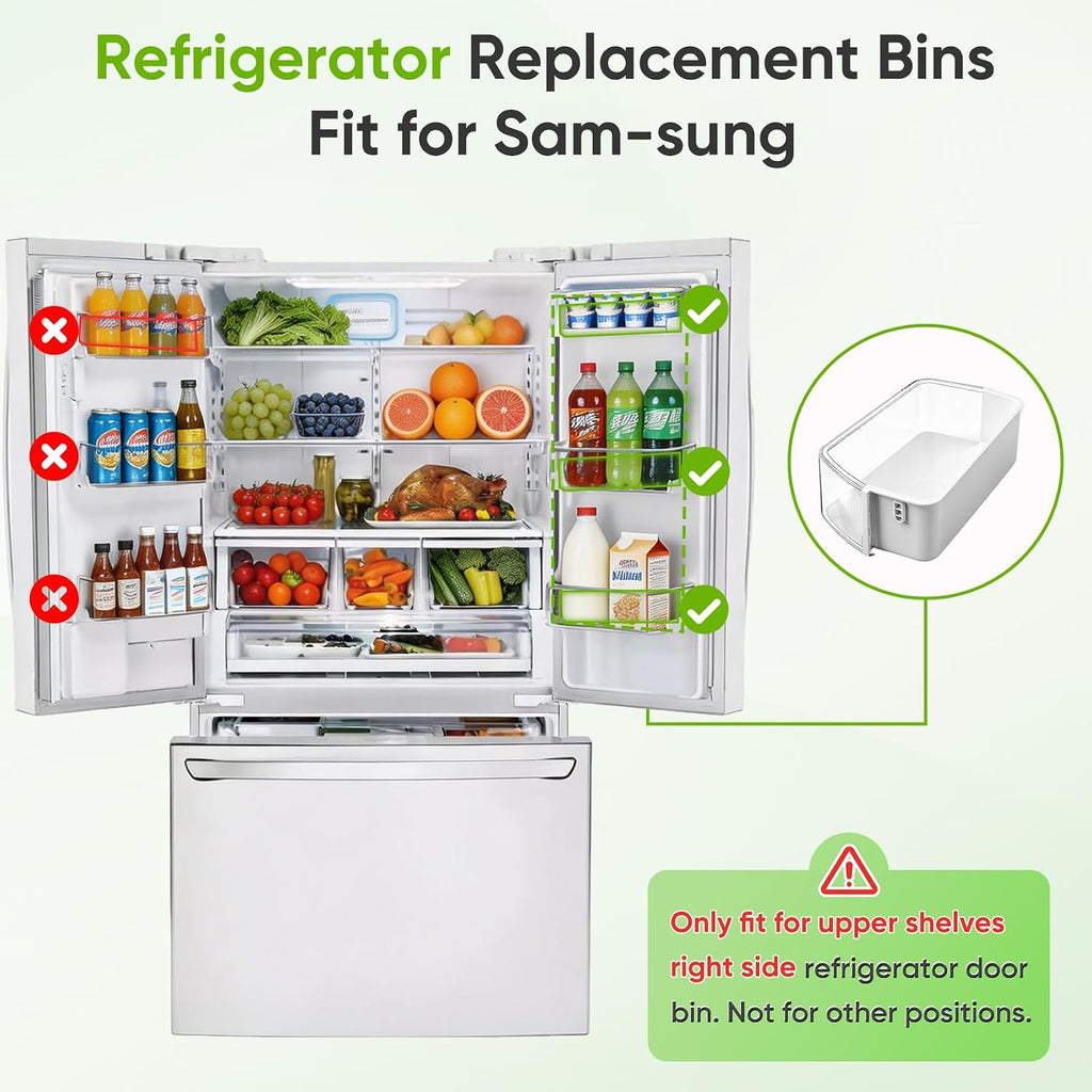 RF260BEAESR RF260BEAESG RF260BEAEBC Refrigerator Right Door Shelf Bin