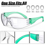 64 Pair Safety Glasses Bulk Clear Anti Fog Scratch Protect Eyewear Goggle