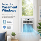 Element 10,000 Btu Window Casement Air Conditioner - Esc10Be