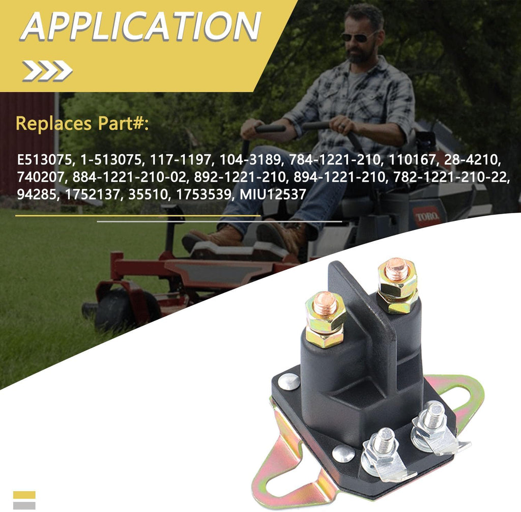 117-1197 Starter Solenoid Fit for Exmark Lawn Boy Toro