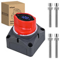 Nilight 250A Battery Disconnect Switch 12V-48V with LED Voltage Display