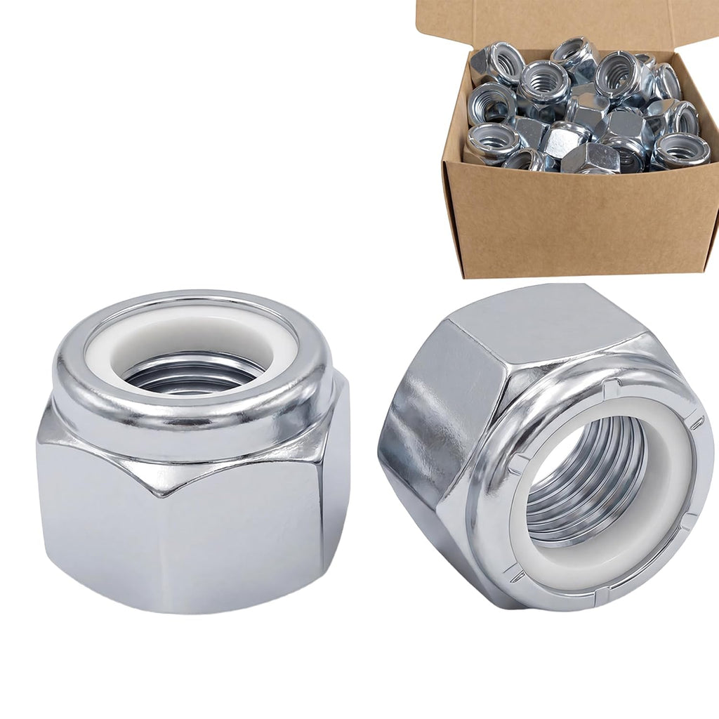 80 Pcs 5/16-18 Nylon Inserted Self Locking Nuts
