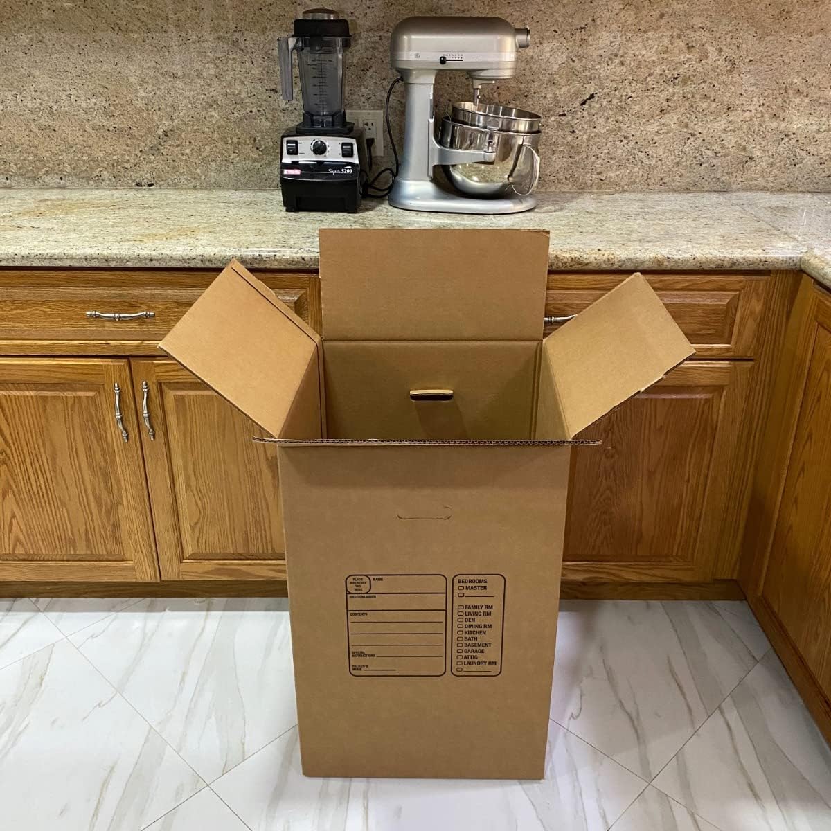Kitchen Moving Boxes 18x18x28", 4 Pack