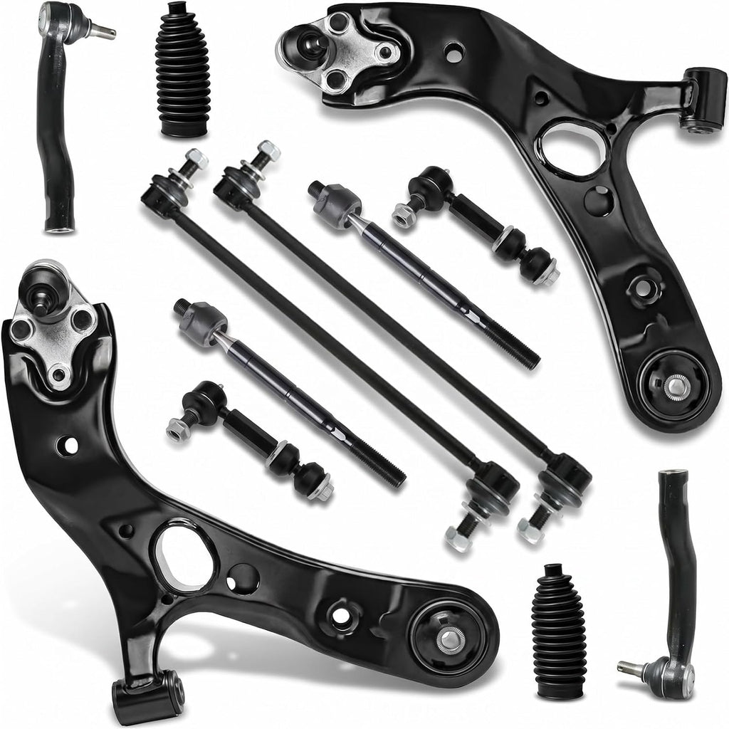 12Pcs Control Arm Suspension Kit W/Ball Joint Fits 2006-2018 Toyota RAV4