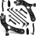 12Pcs Control Arm Suspension Kit W/Ball Joint Fits 2006-2018 Toyota RAV4
