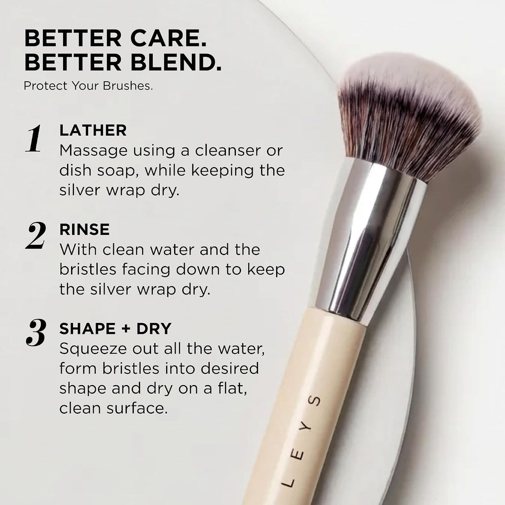 Beauty Kabuki Foundation Brush For Applying Powder, Foundation, Bronzer, Blush, and Mineral Make up, Soft Bristles