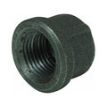 Anvil 8700132304, Malleable Iron Pipe Fitting, Cap, 1" NPT Female, Black Finish