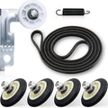 Upgraded Dryer Repair Kit Dryer Roller Kit for LG DLGX0002TM DLGX2451R DLGX2502V DLGX2502W DLGX2551R DLGX2551W DLGX2651R DLGX2651W DLGX2656V DLGX2802L DLGX2802W DLGX2902V DLGX3002P DLGX3002R DLGX3002W