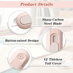 60 Pcs Mini Box Cutter Bulk, Retractable Box Opener Mixed