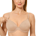 Women's Nursing Bras Underwired Oatmeal Heather 36E