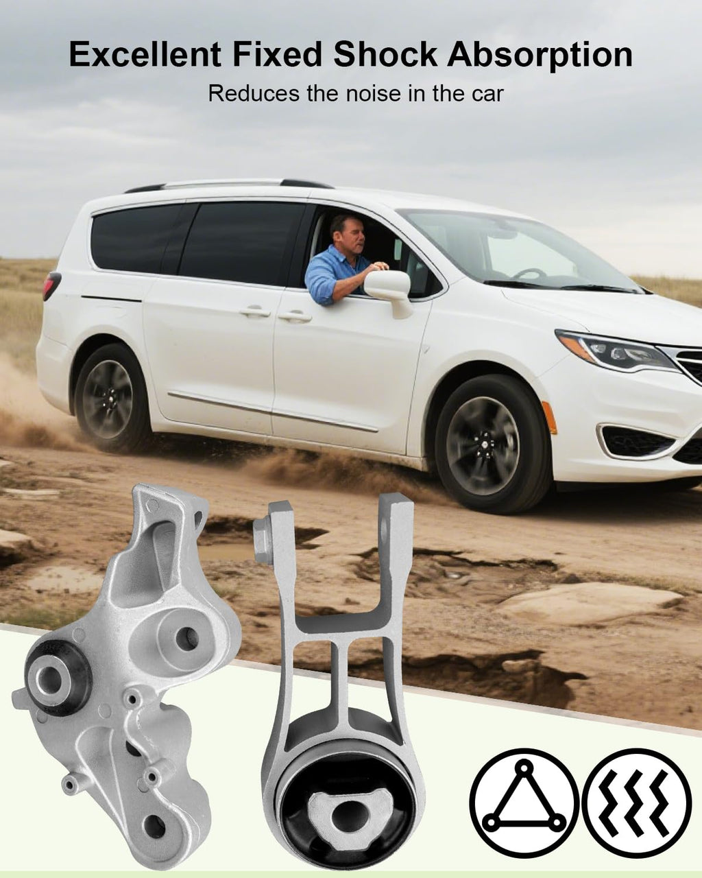 Rear Engine Motor Mount Torque Strut Kit Fit for Chrysler Pacifica 2017-23