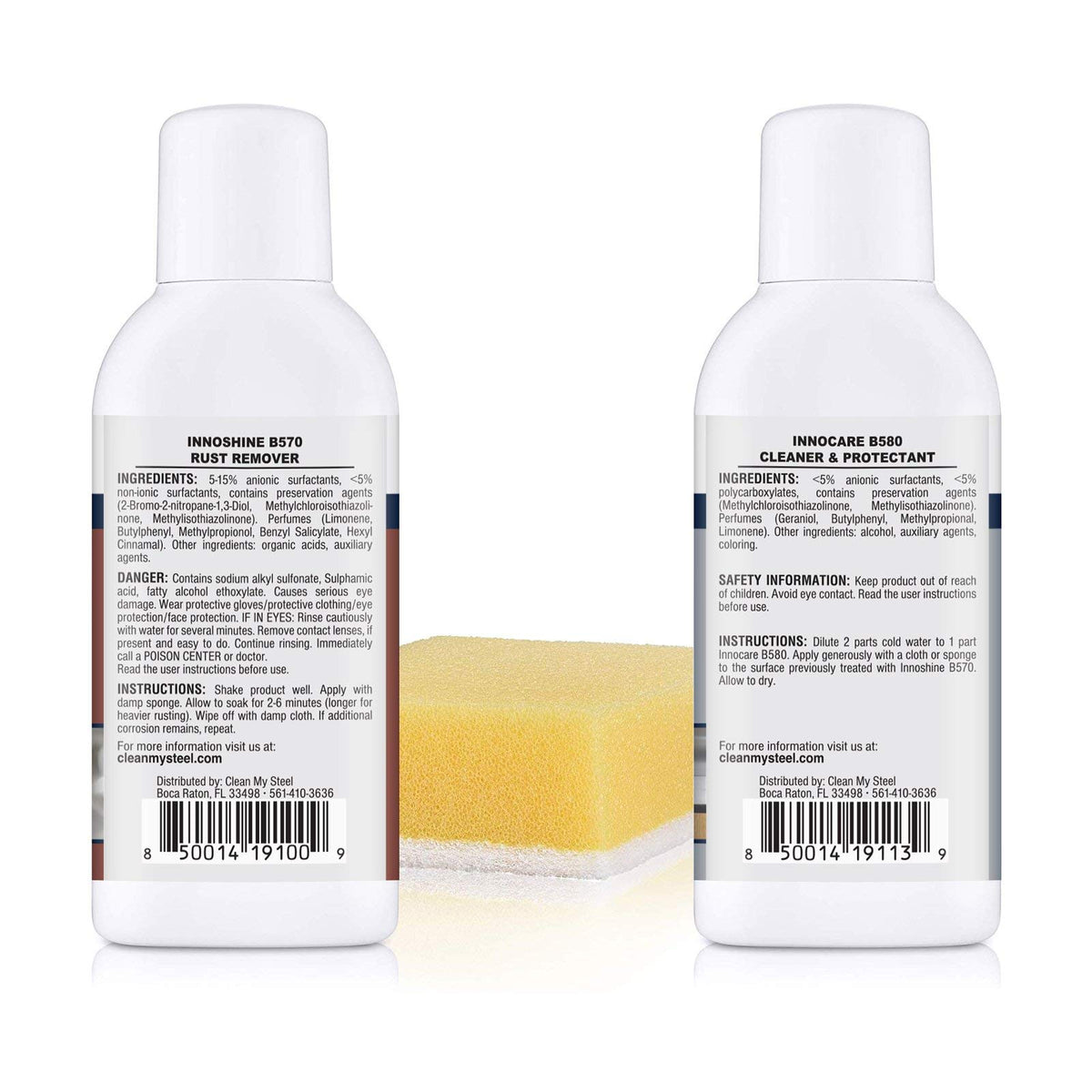 Stainless Steel Rust Remover Kit 4 Fl Oz