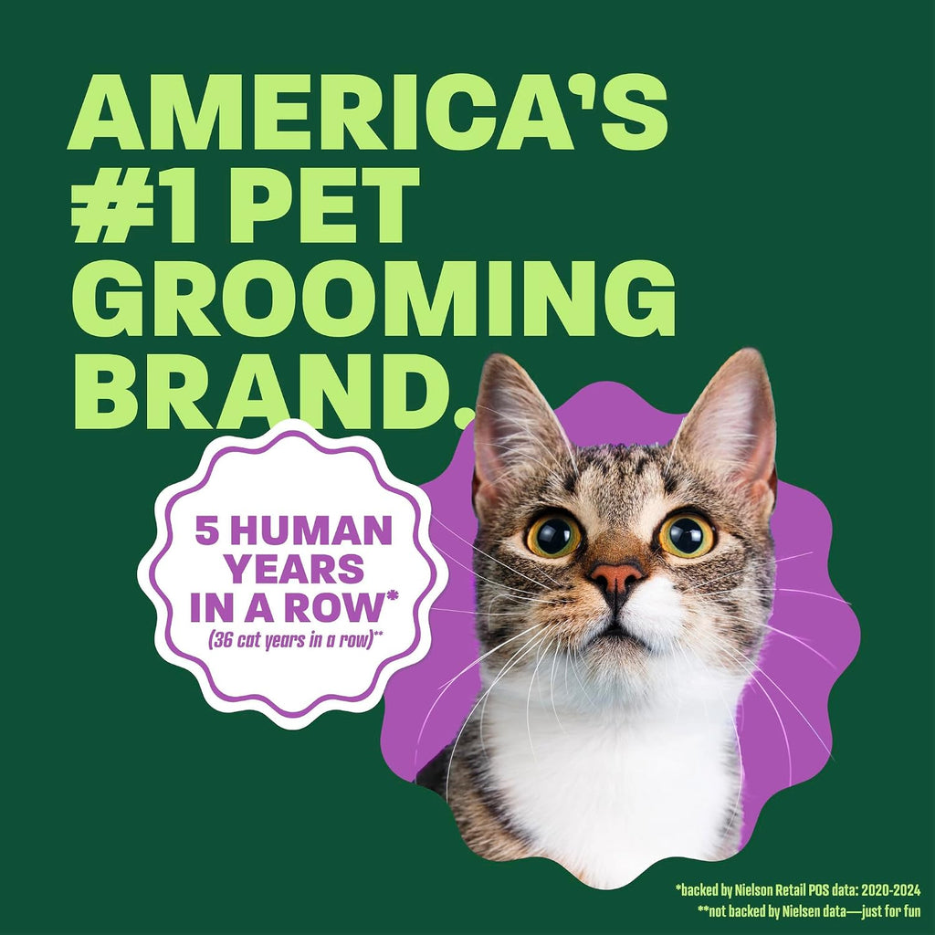 No Rinse Waterless Cat Shampoo, Dander Reducing, 7.4oz